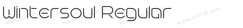 Wintersoul Regular字体转换 Wintersoul Regular字体转换
